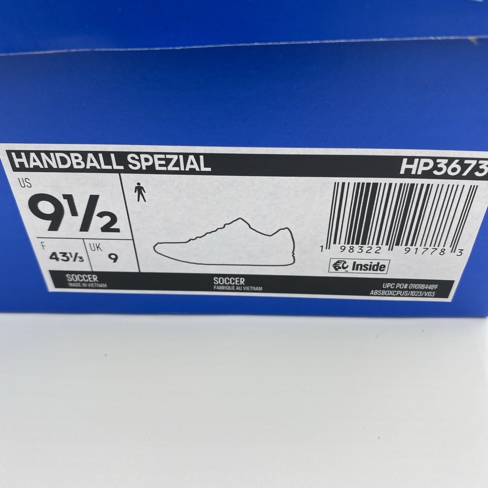 adidas Argentina Handball Spezial AFA Black Gum Shoes Men's Size 9.5 HP3673 NIB - Picture 9 of 9
